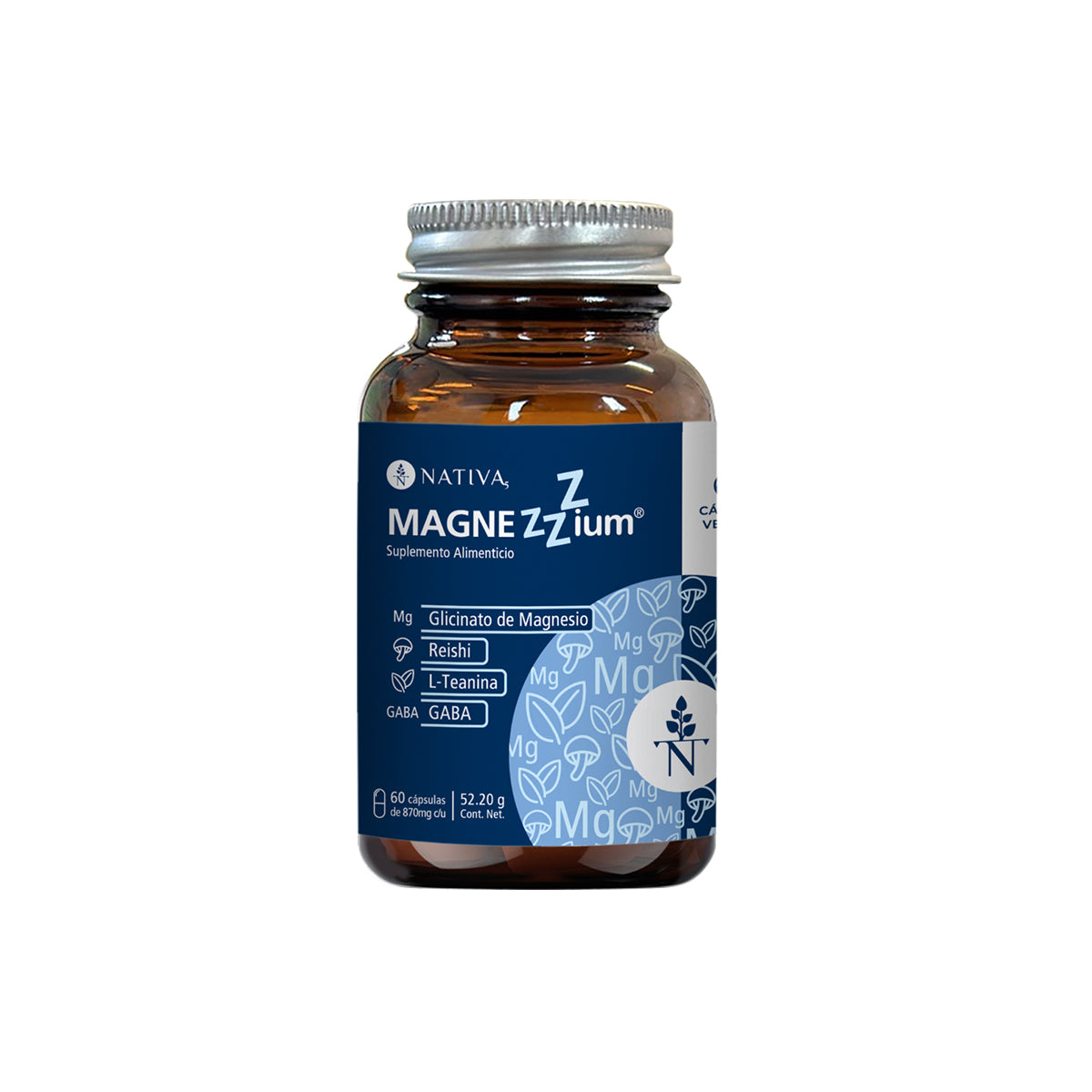 Magnezzzium - Suplemento Natural PARA DORMIR 60 Cápsulas