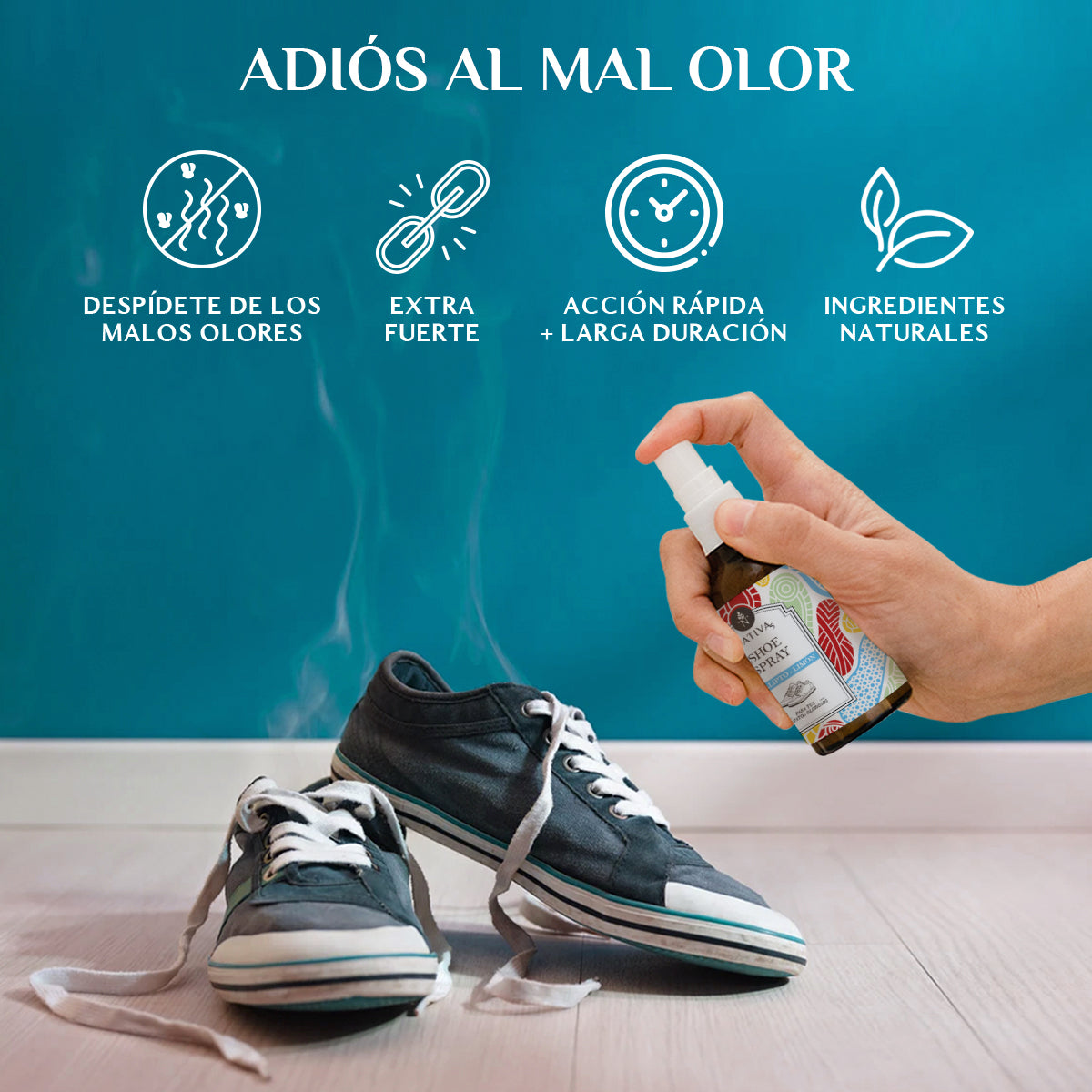 Desodorante Zapatos + Toilet Spray Lavanda 50 ml. - NATIVA5