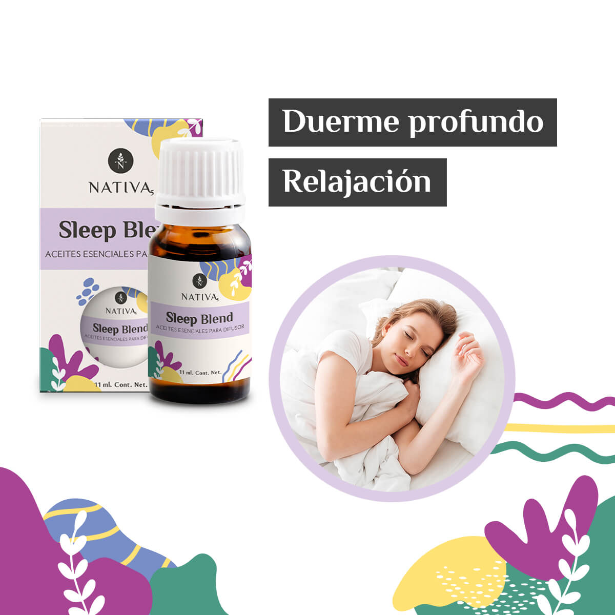 Difusor de Aromaterapia + Sleep Blend 11ml
