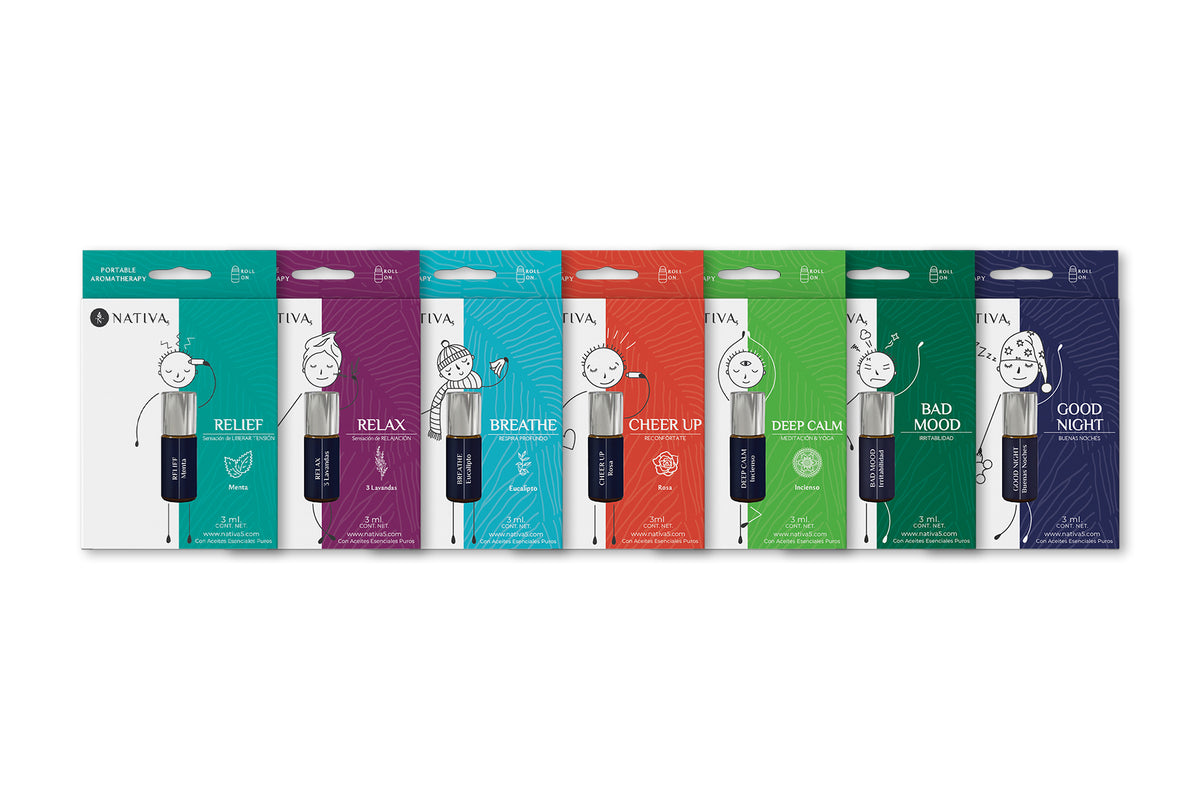 Edición Especial 7 Roll On - Portable Aromatherapy 3ml.