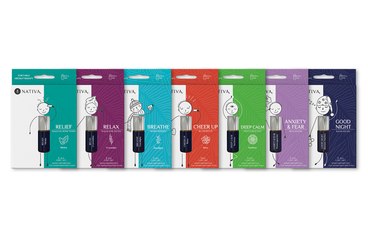 Edición Especial 7 Roll On - Portable Aromatherapy 3ml.